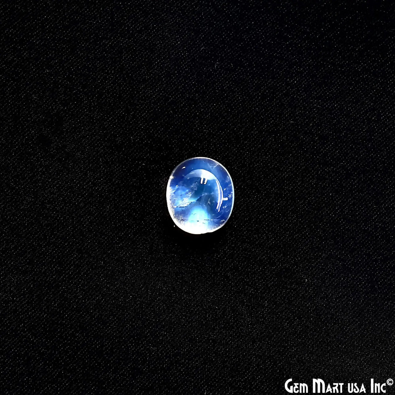 Natural Rainbow Moonstone Oval Cabochon, 11x9mm, AA Quality Blue Fire, 100% Cabochon Loose Stone, Wholesale Gemstones-10 Carat
