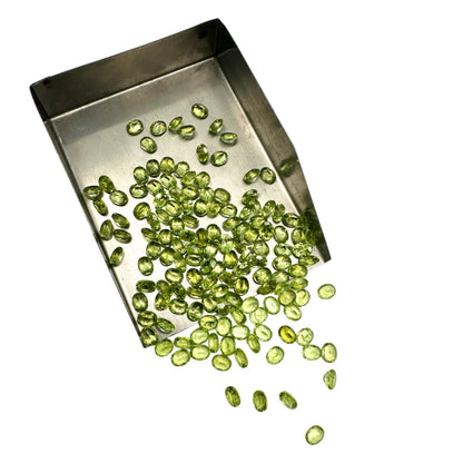 Peridot Pears Gemstone, 6x8mm, 5+ Carat, 100% Natural Faceted Loose Gems, August Birthstone