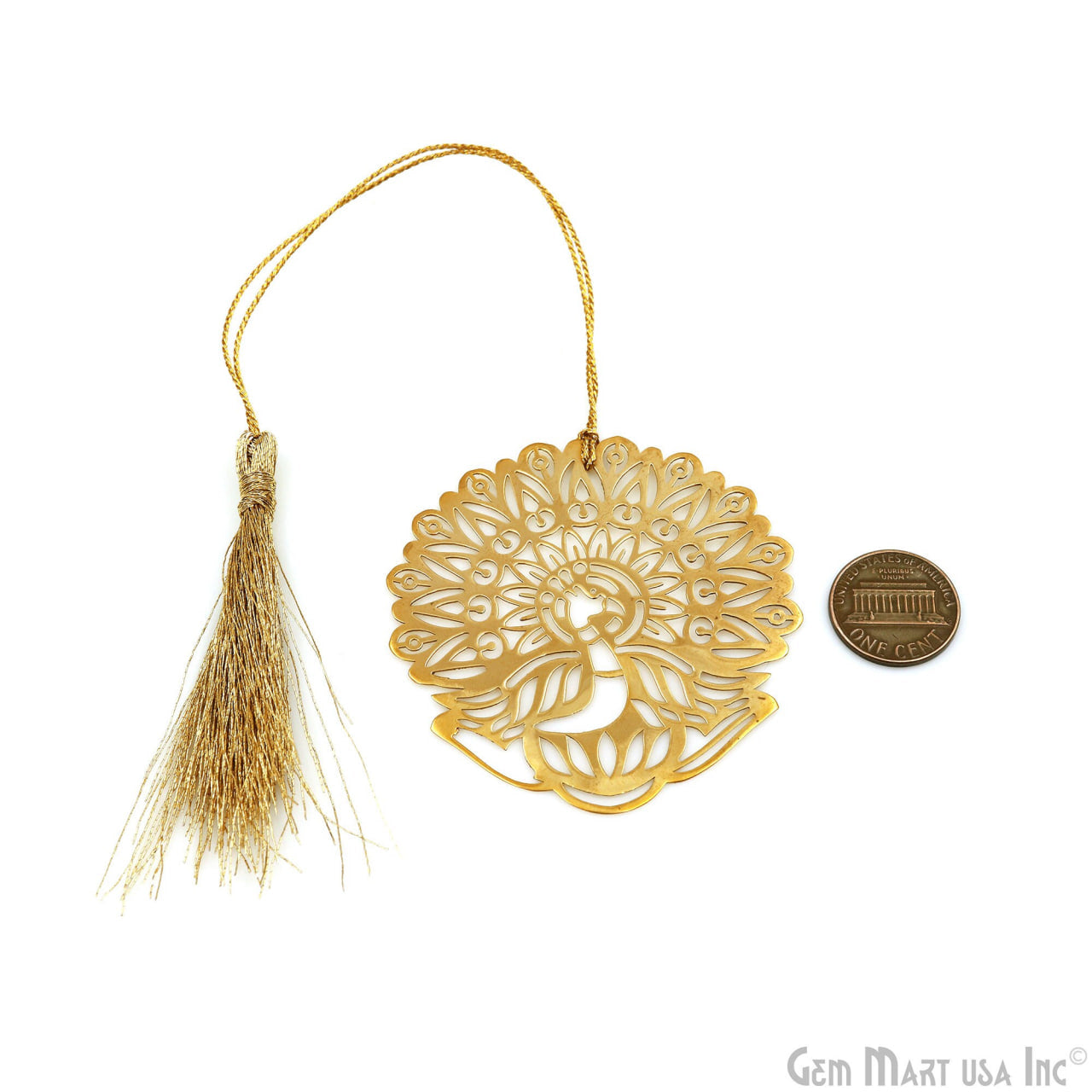 Metal Peacock Bookmark With Tassel. Gold Bookmark, Reader Gift, Handmade Bookmark, Page Marker, Aesthetic Gift. 62mm