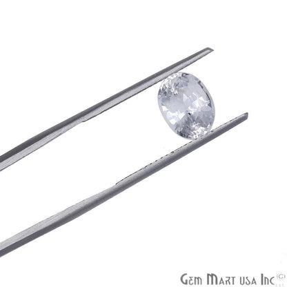 White Sapphire Wholesale Gemstones, 100% Natural Precious Gems, White Faceted Loose Gems, 7x9mm, Oval, 2.40 Carat