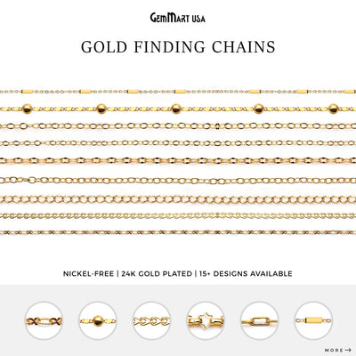 Dainty Gold Plated Wholesale DIY Jewelry Making Supplies Chains