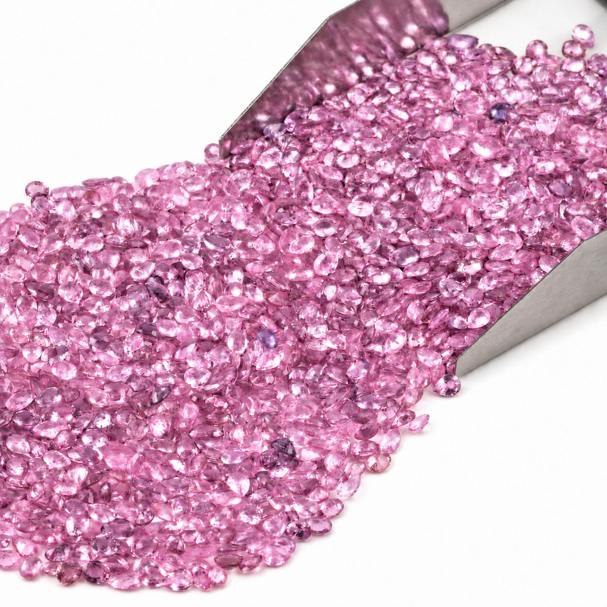 Pink Sapphire Oval & Pear Gemstone, 5x3 and 4x3mm, 1+ Carats, 100% Natural Precious Gems Faceted Loose Gems, September Birthstone