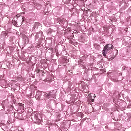 Pink Sapphire Oval & Pear Gemstone, 5x3 and 4x3mm, 1+ Carats, 100% Natural Precious Gems Faceted Loose Gems, September Birthstone
