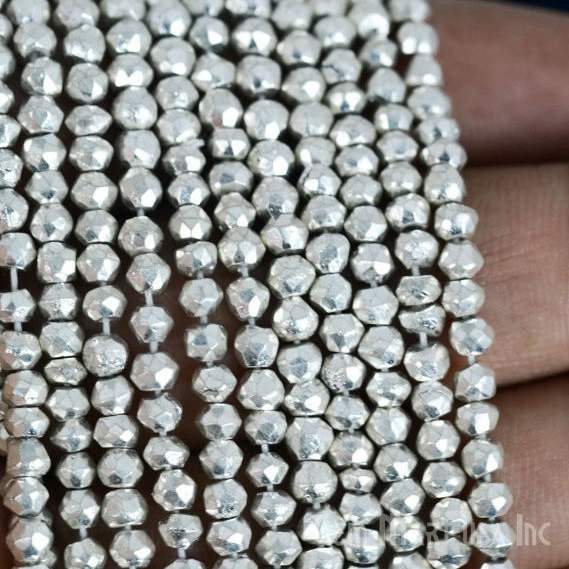 Gemstone Rondelle Bead Strands, Round Faceted, Polished Beads, Handmade Rondelle Beads, 12.5-inch, 3-4mm Round Strands for DIY Jewelry Making