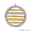 Cubic Zircon Pave Charm Gold Vermeil Charm For Bracelet & Pendants - GemMartUSA