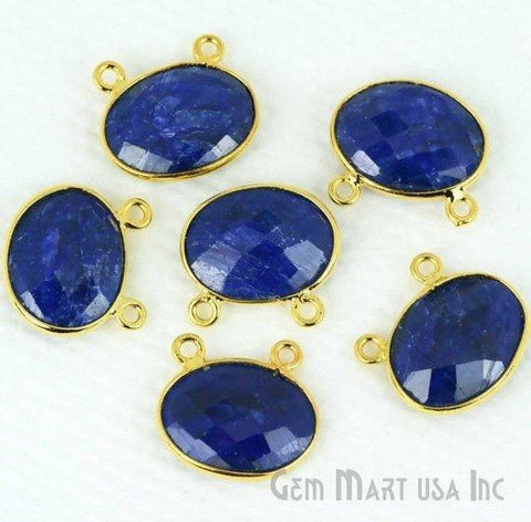Oval 12x16mm Gold Bezel Cat Bail Connector (Pick Stone & Lot Size)