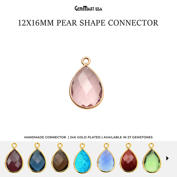 Pear 12x16mm Single Bail...