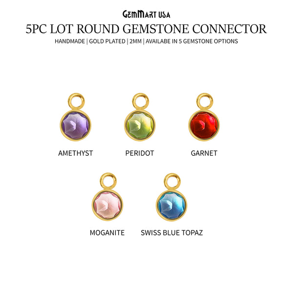 5pc Lot Round 2mm...
