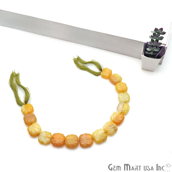 Yellow Opal Square Beads,...