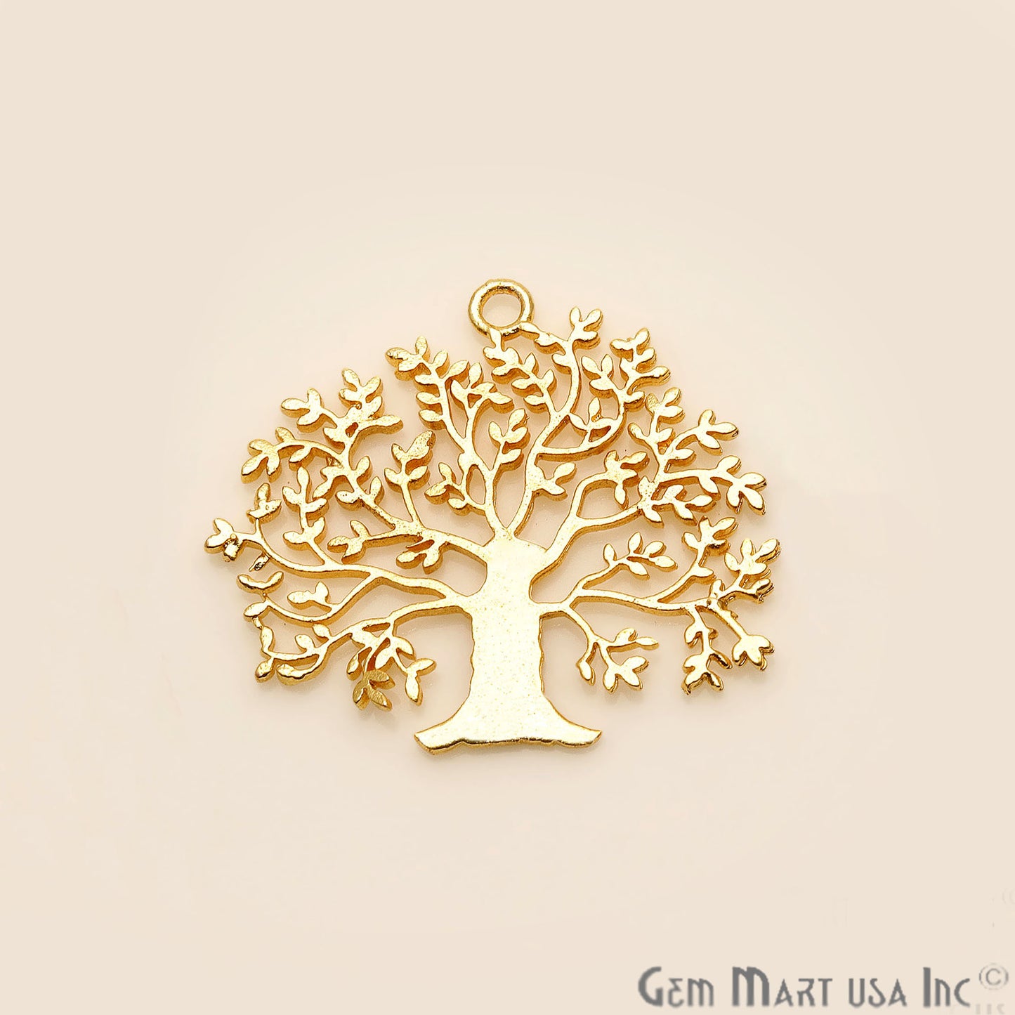 Tree Shape Finding 42x36mm Chandelier Jewelry Charm - GemMartUSA