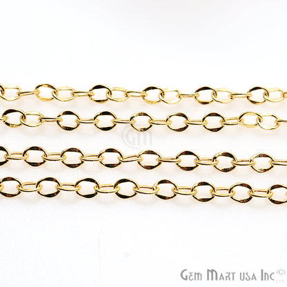 Link Finding Gold Plated Station Rosary Chain - GemMartUSA