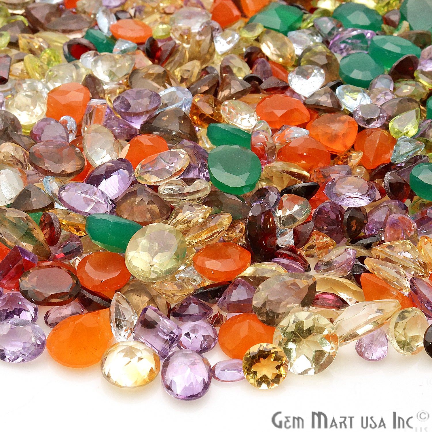 50 Carat Mixed A+ Grade Mix Shape Wholesale Loose Gemstones - GemMartUSA