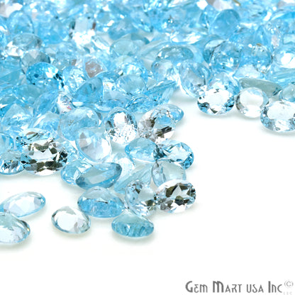 Natural Blue Topaz Mix Shape Loose Gemstones,Precious Stones - GemMartUSA