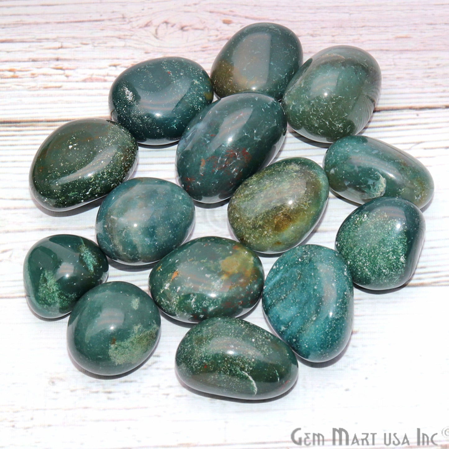 3.53oz Lot Green Aventurine Tumbled Reiki Healing Metaphysical Beach Spiritual Gemstone - GemMartUSA