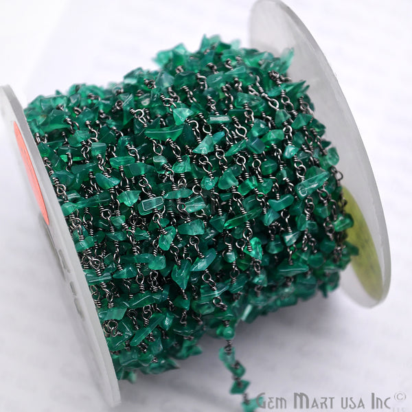 Green Onyx Nugget Chip...