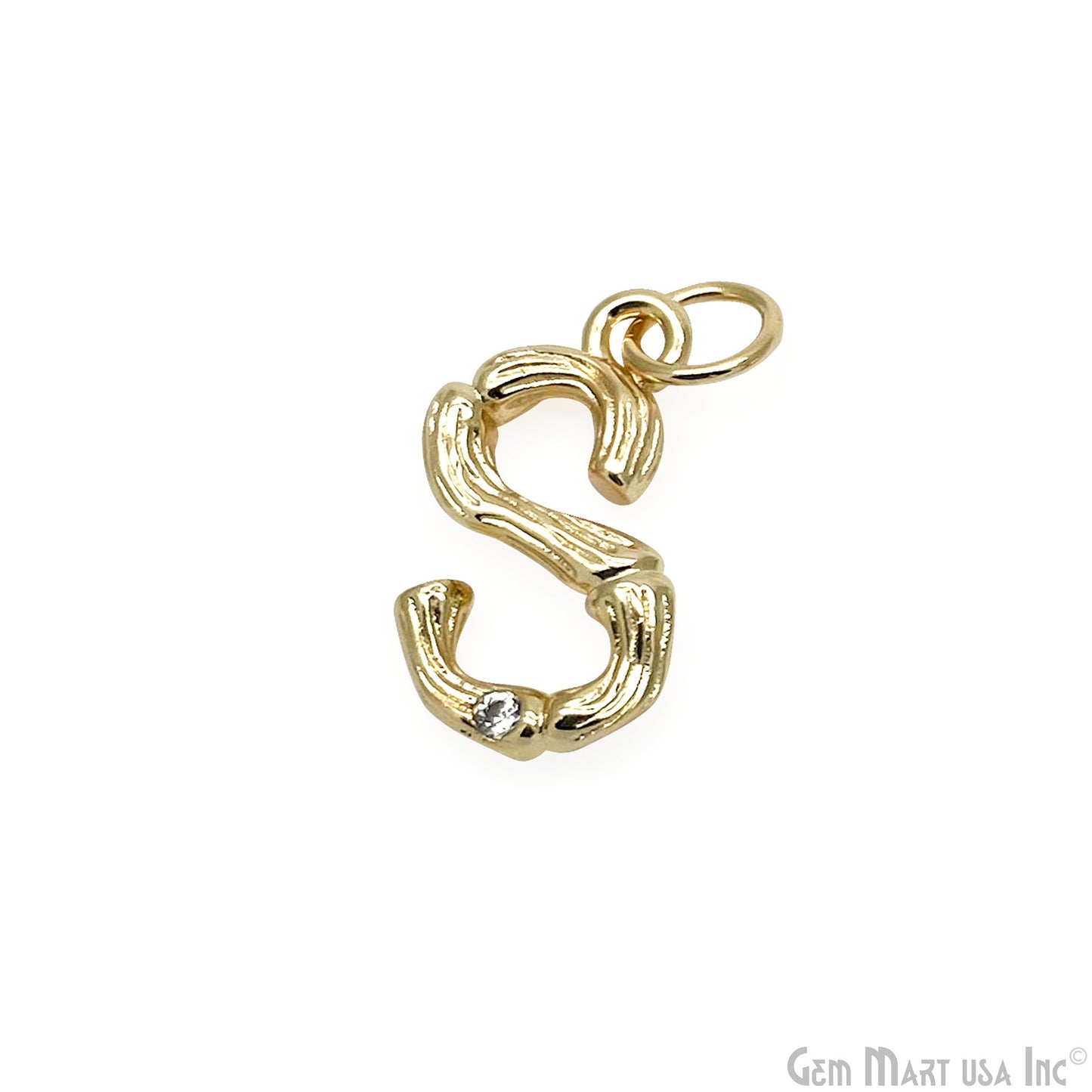 Alphabets 15mm Single Bail Pendants, Letter Charms, Personalized Necklace