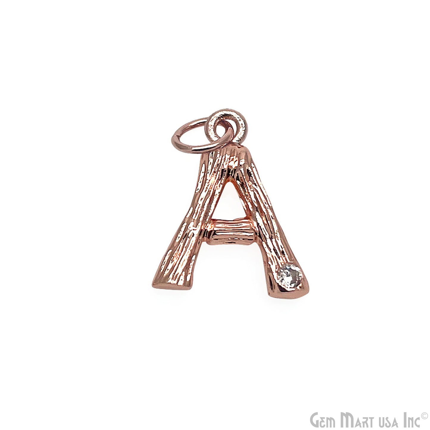 Alphabets 15mm Single Bail Pendants, Letter Charms, Personalized Necklace