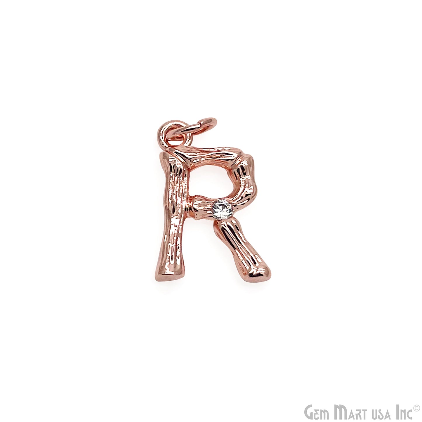 Alphabets 15mm Single Bail Pendants, Letter Charms, Personalized Necklace