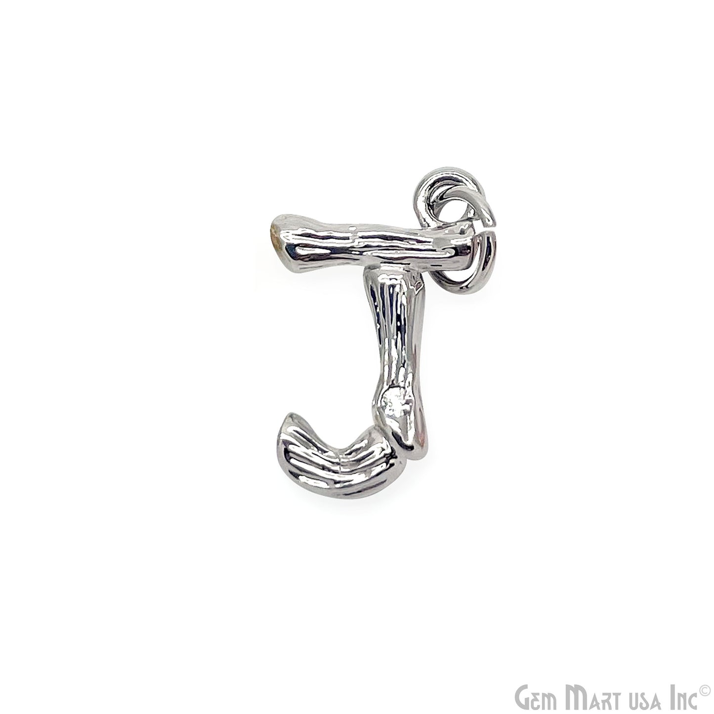 Alphabets 15mm Single Bail Pendants, Letter Charms, Personalized Necklace