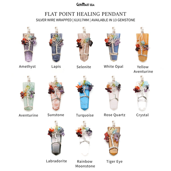 Flat Point Healing Pendant...