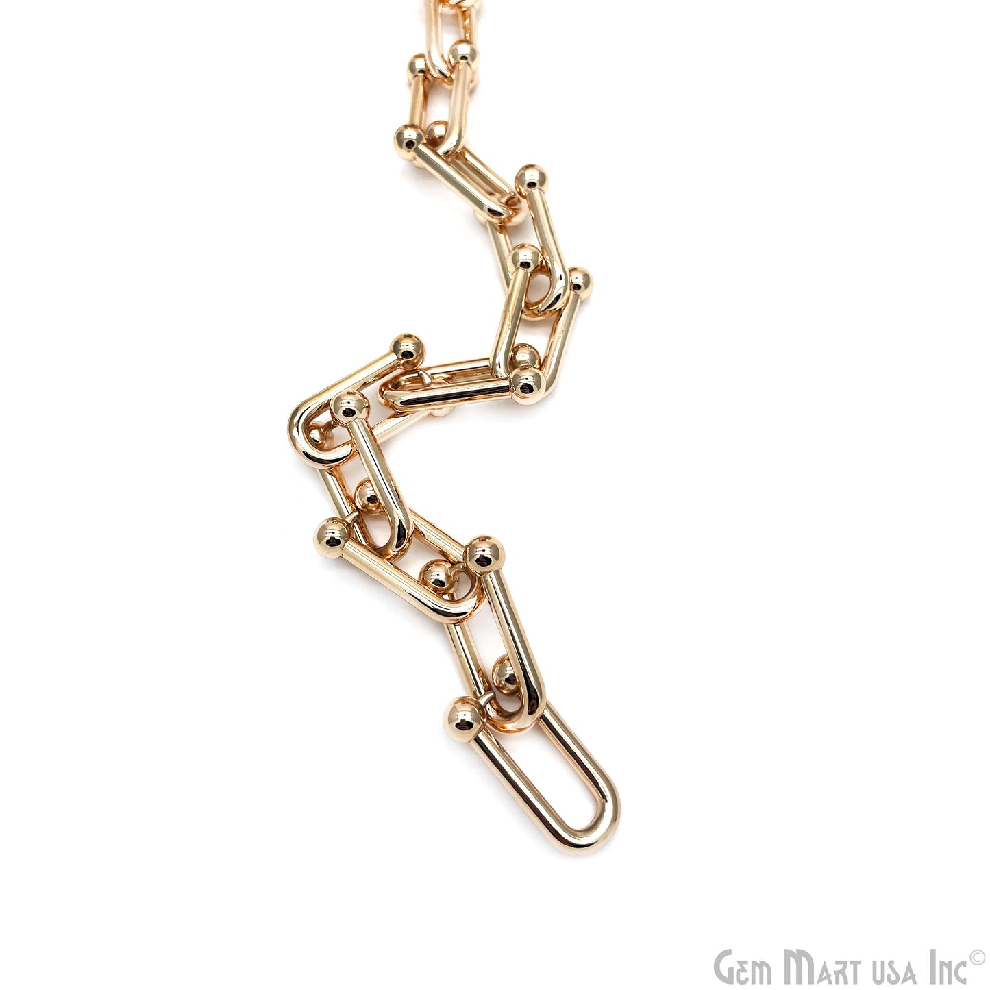 U Link Chain Finding Chain 33x14mm U Shaped Station Rosary Chain