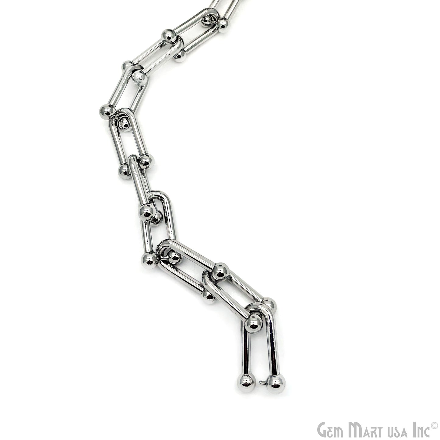 U Link Chain Finding Chain 33x14mm U Shaped Station Rosary Chain