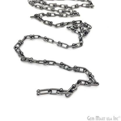 U Link Chain Finding Chain 14x6mm U Shaped Station Rosary Chain