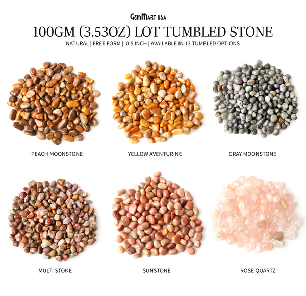 100gm (3.53oz) Lot Tumbled...