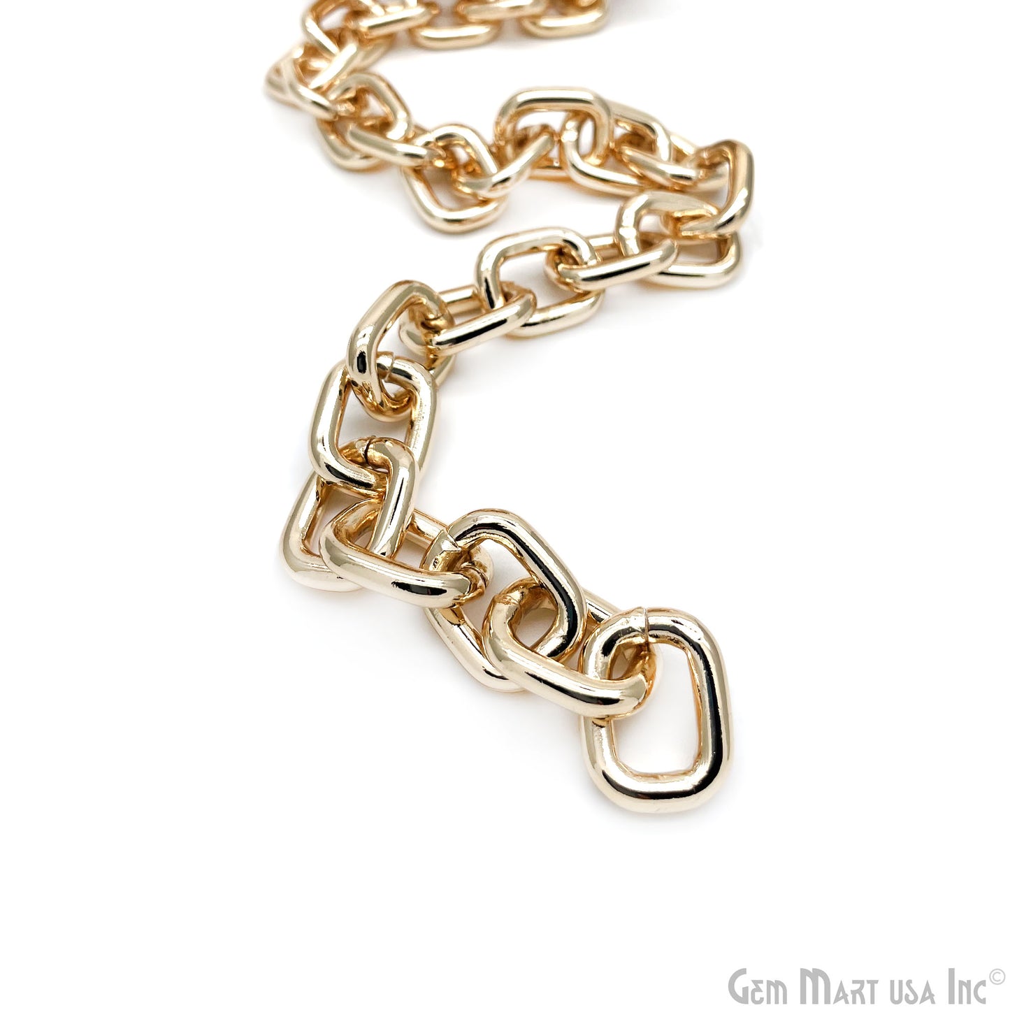 Cable Link Chain Finding Chain 23x19mm Station Rosary Chain