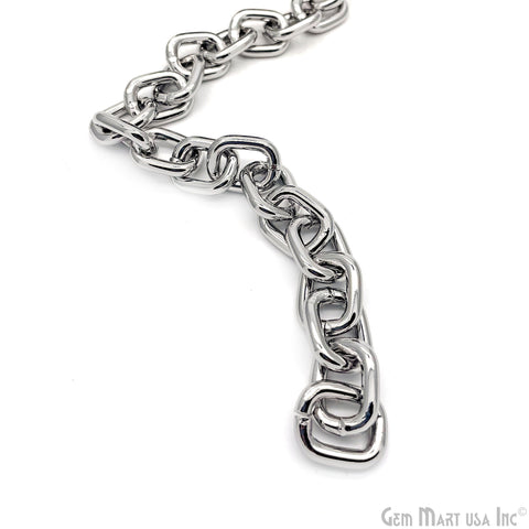 Cable Link Chain Finding Chain 23x19mm Station Rosary Chain