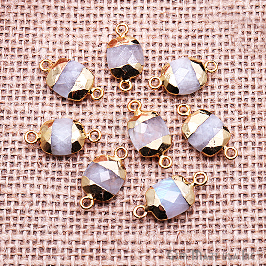 gemstone connector beads, gemstone connector pendant