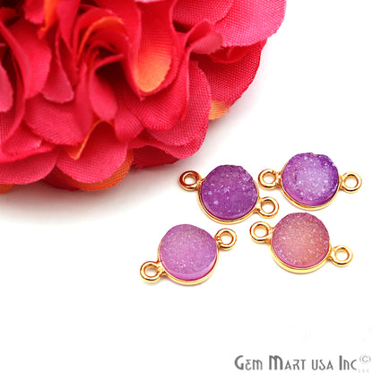 druzy connector beads, druzy connector