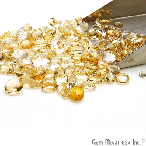 50 Carat Citrine Mix Shape A+ Grade Wholesale Loose Gemstones - GemMartUSA
