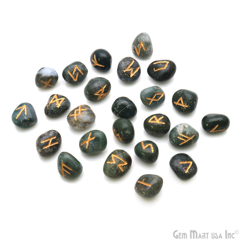Rune Stones, Small Size Spiritual Stones, Futhark Reiki, Rune Stone Symbols, Gemstones