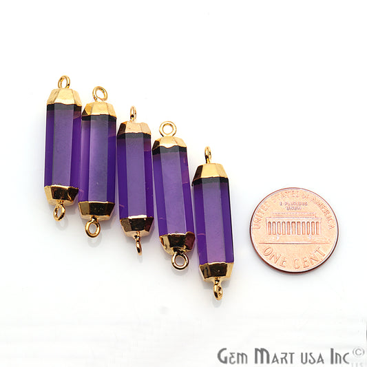 gemstone connector beads, gemstone connector pendant
