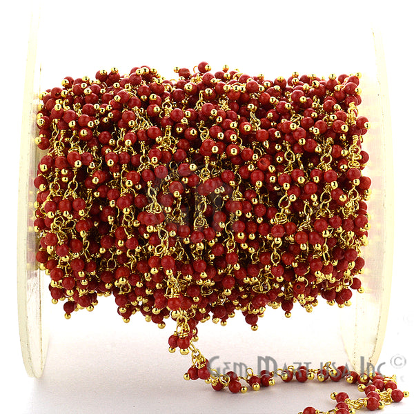 Red Coral Cluster Dangle...