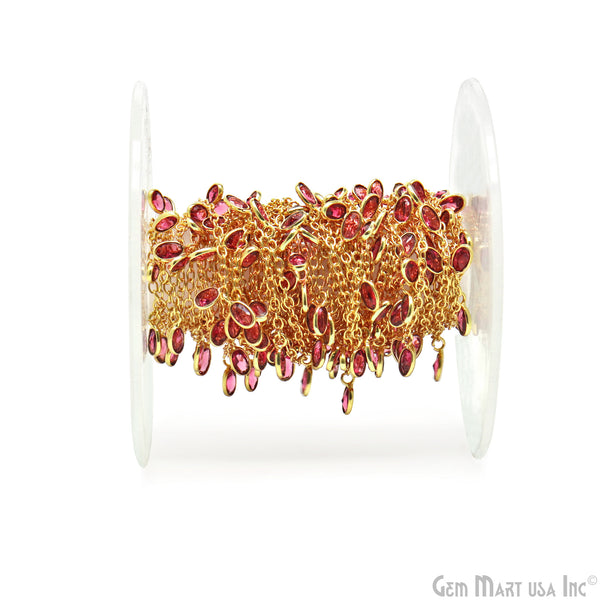 Pink Tourmaline Oval 5x3mm...