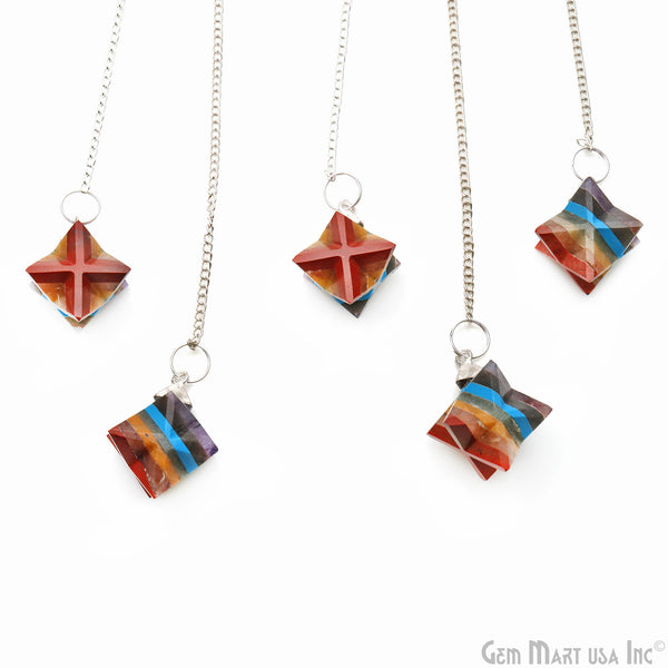 Merkaba Star 32x14mm Silver...