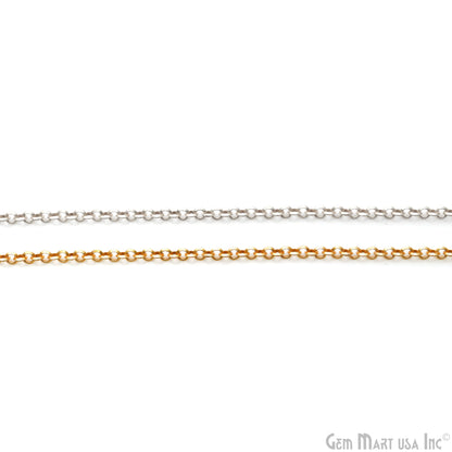 Cable Chain For Jewelry Making 3mm Cable Link Chain Necklace, Minimal Finding Chain