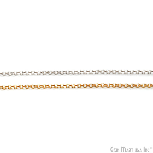 Cable Chain For Jewelry Making 3mm Cable Link Chain Necklace, Minimal Finding Chain