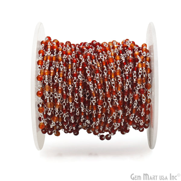 Carnelian & Citrine Faceted...