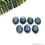 Flashy Labradorite Cabochon 15x20mm Oval Double Bail Silver Plated Gemstone Connector