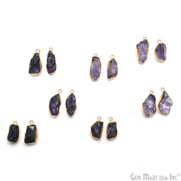 DIY Amethyst Organic 24x10mm...