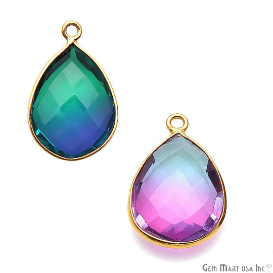 Doublet Aura Quartz 12x16mm...