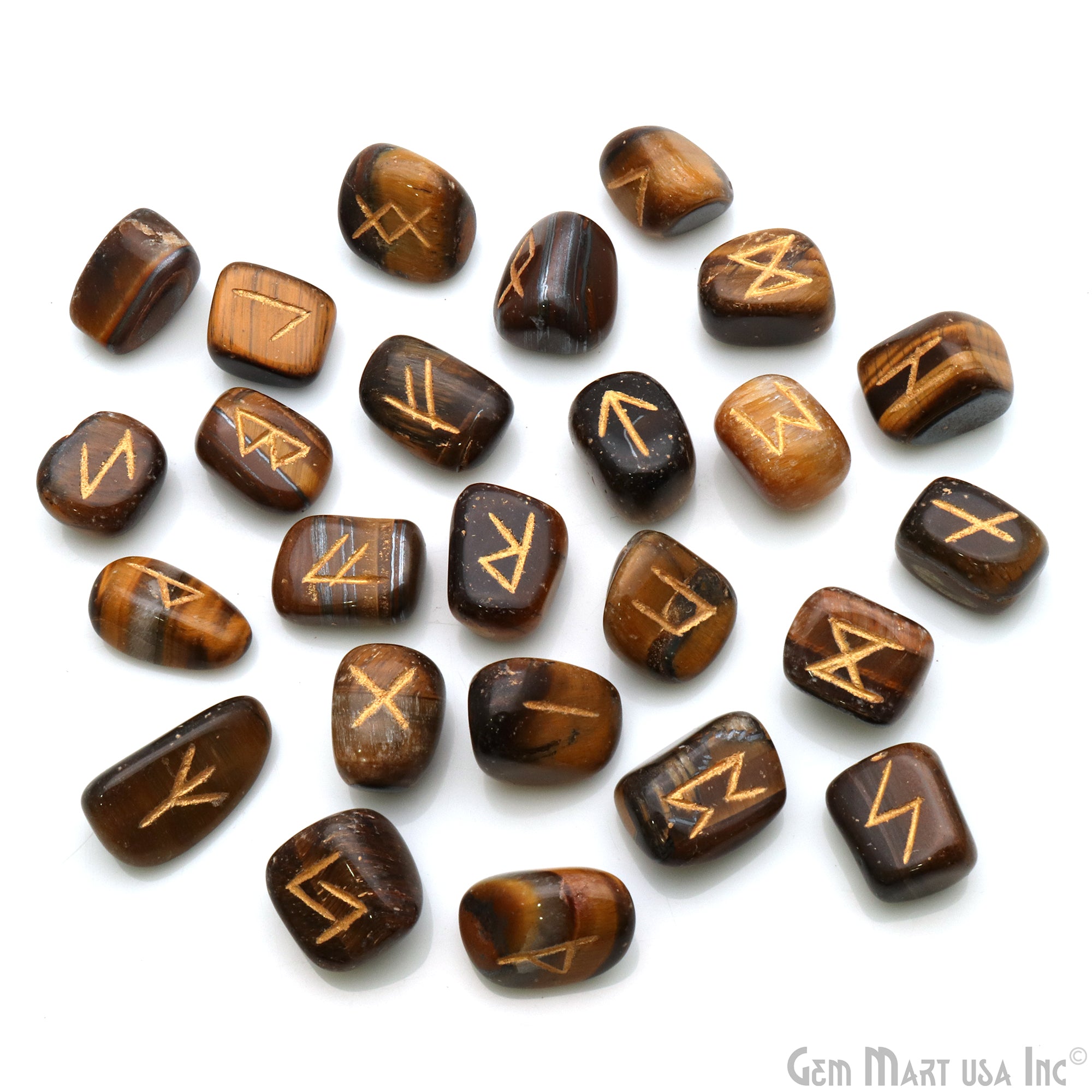 Rune Stones, Small Size Spiritual Stones, Futhark Reiki, Rune Stone Symbols, Gemstones