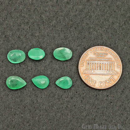 5 Cts. Lot Oval Emerald Gemstones, Mix Shape Stones, Loose Gemstones - GemMartUSA