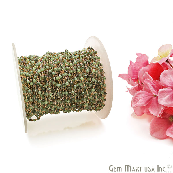 Ruby Zoisite Beaded 3-3.5mm...