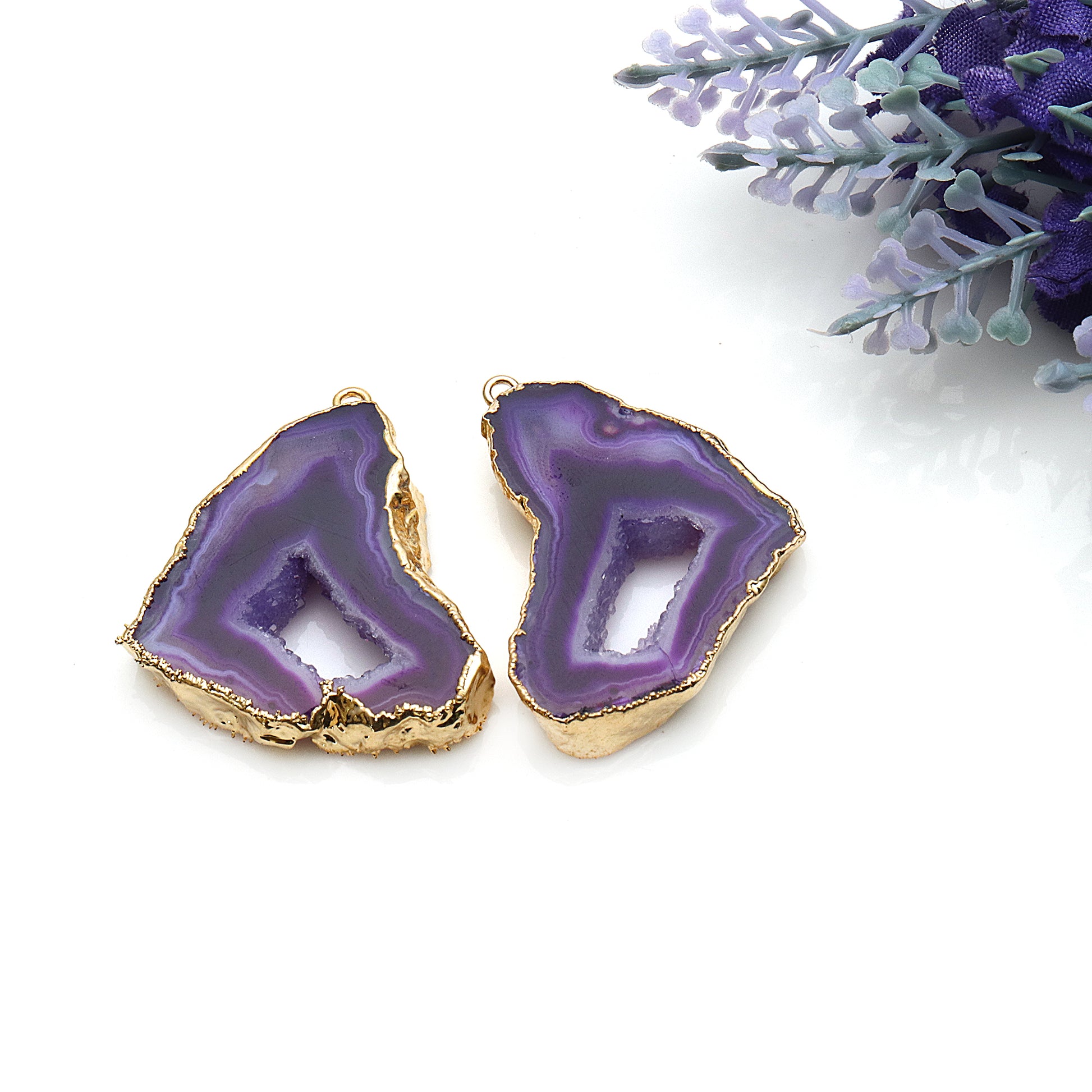 diy-earrings, agate earring, agate jewelry, geode