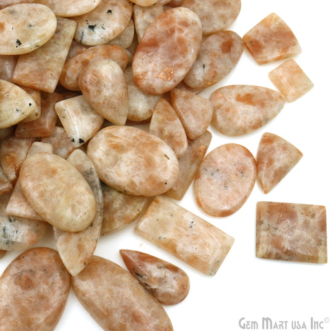 Sunstone Natural Gems 500ct Mix Shape Lot Natural Cabochon Gemstones, Mix Shape Lot Wholesale, Making Kit