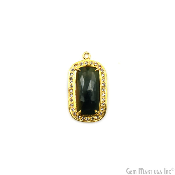 Sapphire & Pave Cubic...